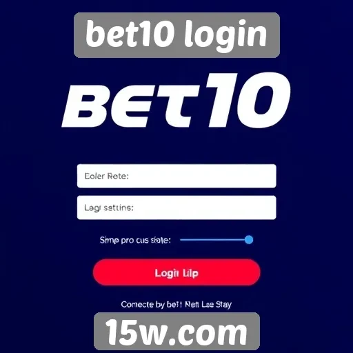 Acesso e Navegação no Site Bet10 Login