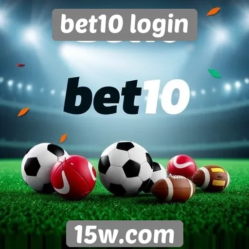 Ofertas promocionais disponíveis no bet10 login